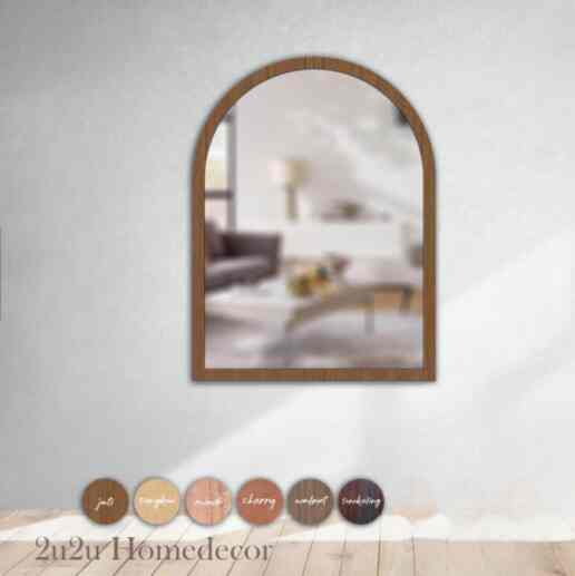 Cermin Veneer Arch 50x70cm
