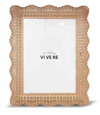 Photo Frame Weaving Wave Gold 5X7INCH