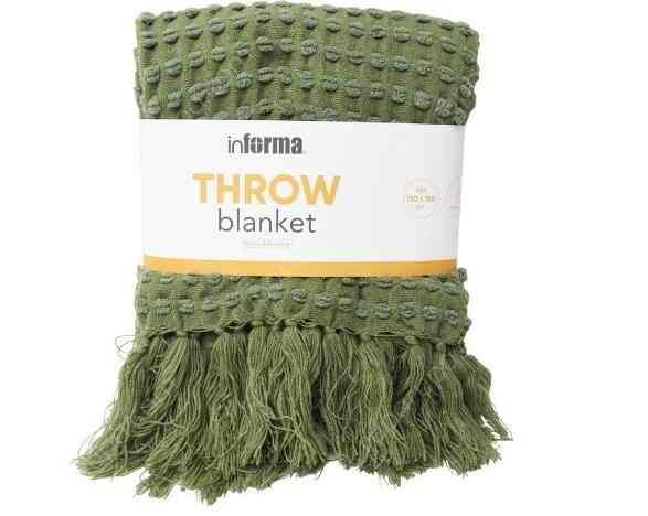 Dorumi Throw Blanket - Hijau