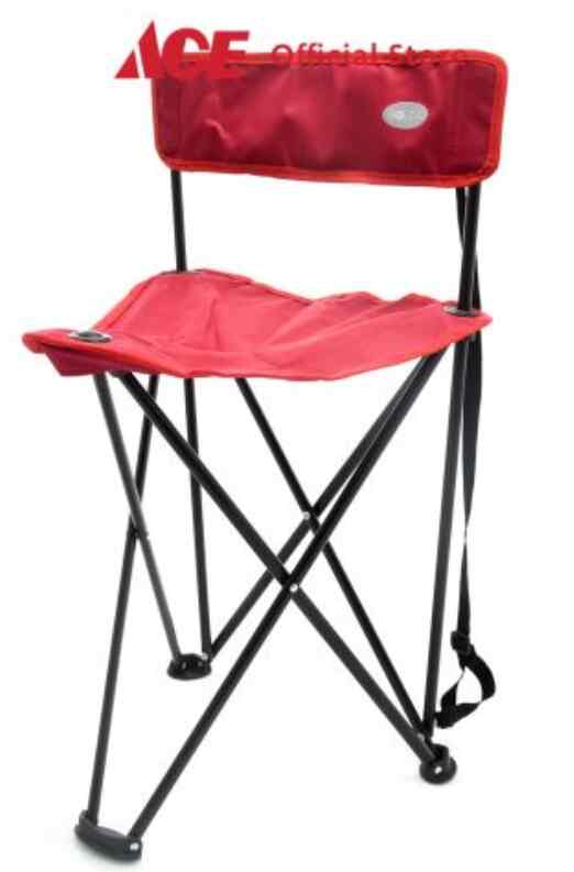 Soleil Kursi Mancing Lipat - Merah