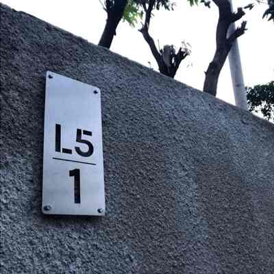 Nomer Rumah Stainless 40x18