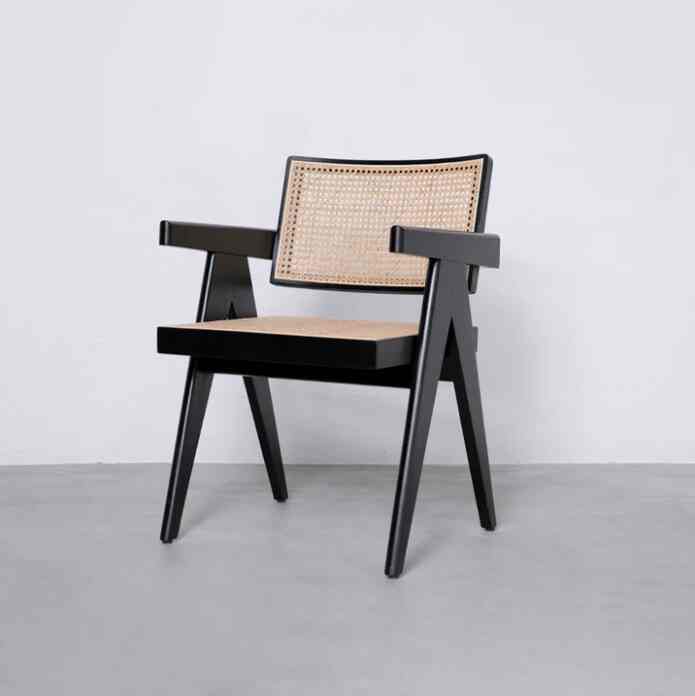 PH28 V-leg オフィスチェア ブラック ピエール・ジャンヌレ