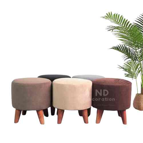 Kursi Stool Motif Polos