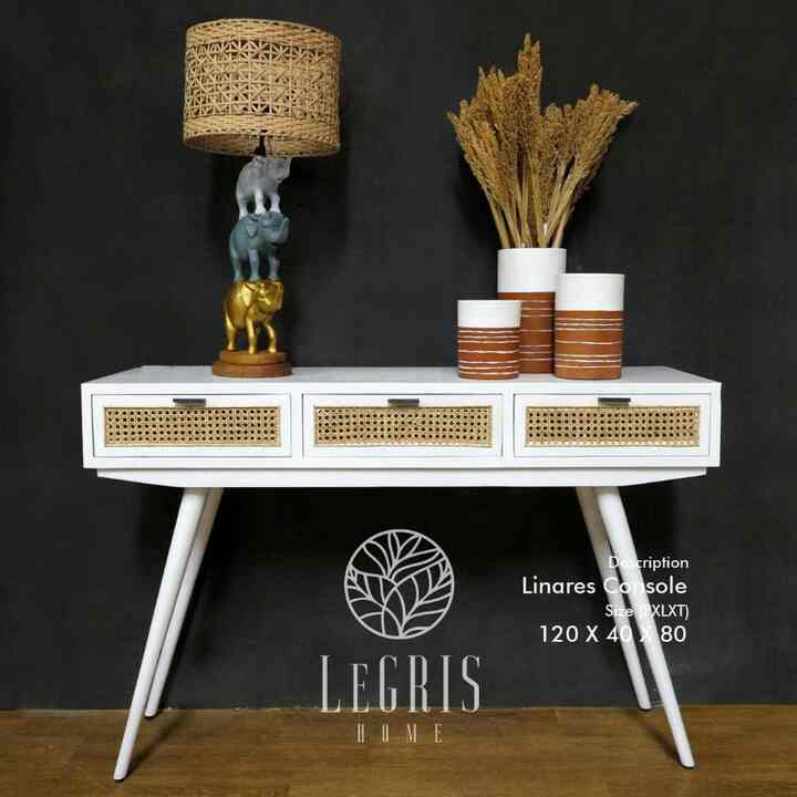 Console Table (Custom White)