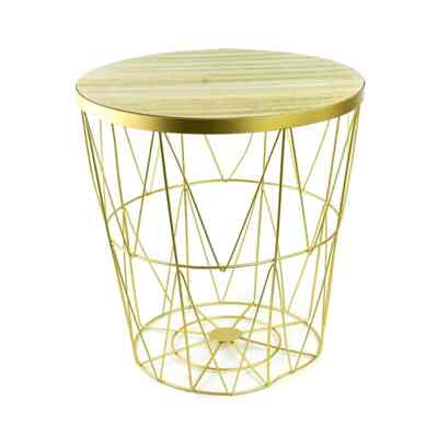 INFORMA TOPAZ MEJA DENGAN PENYIMPANAN - GOLD