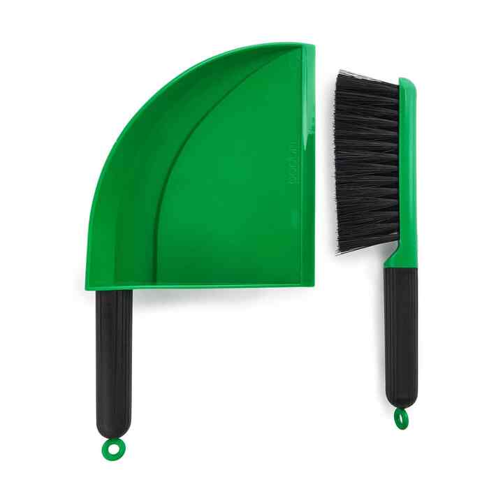 リサイクルプラスチック ダストパン ＆ ブラシセット［3色］