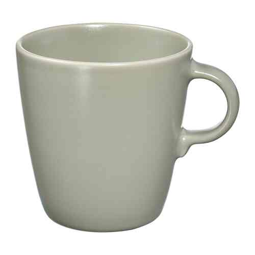 FÄRGKLAR Mug, matt hijau, 37 cl