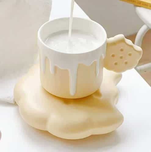 クッキーデザイン ソーサー＆マグカップセット