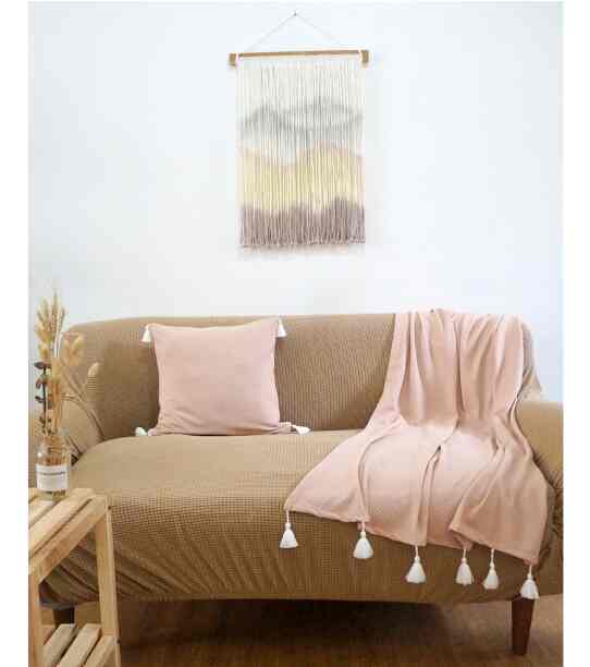 BLANKET WITH TASSEL