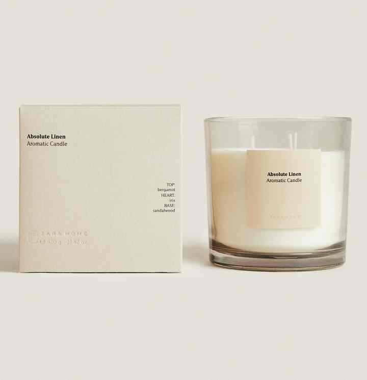 ABSOLUTE LINEN アロマキャンドル【2size】