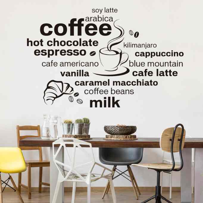 Wall Sticker Coffee QUOTES DAPUR