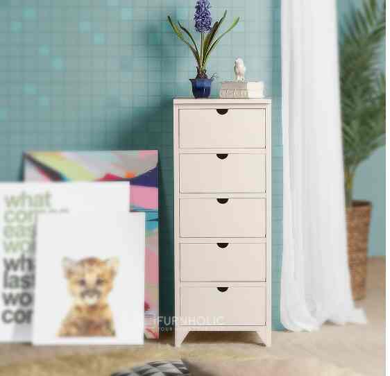 Sandra 5 Drawers High