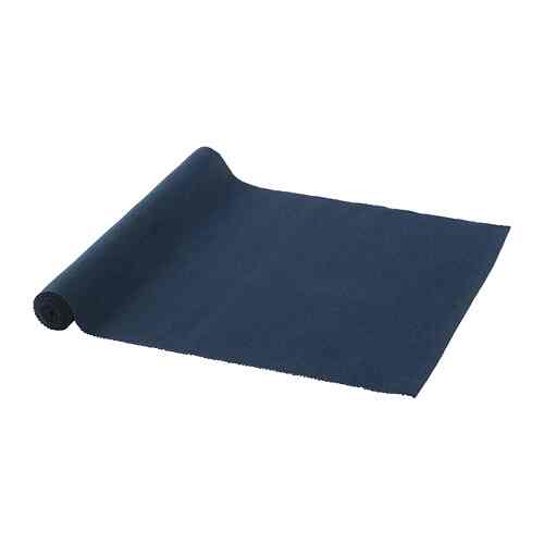 MÄRIT Taplak panjang, biru tua, 35x130 cm