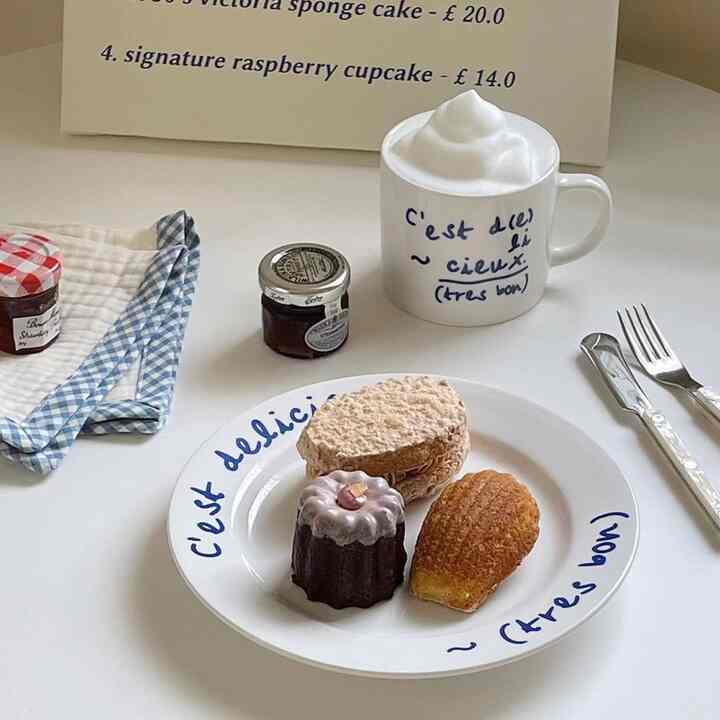 TRES BON Tableware Keramik Putih