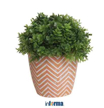 16.5 Cm Tanaman Artifisial Dengan Pot