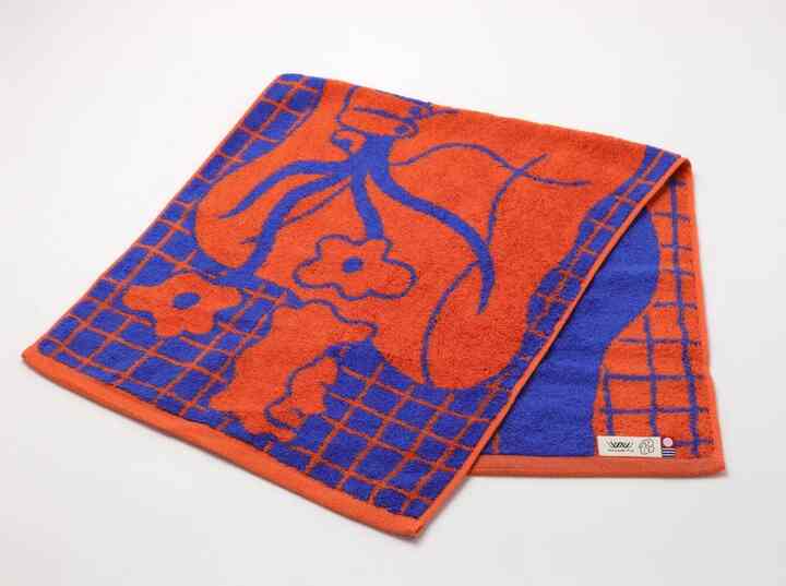 norahi x WATANABE PILE フェイスタオル