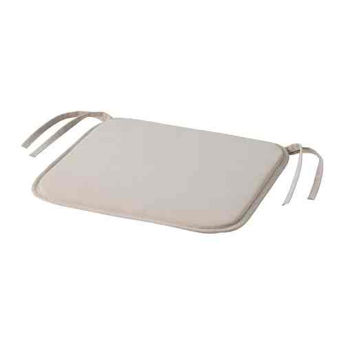 ASKNÄTFJÄRIL Alas kursi, krem, 34x34x1.5 cm