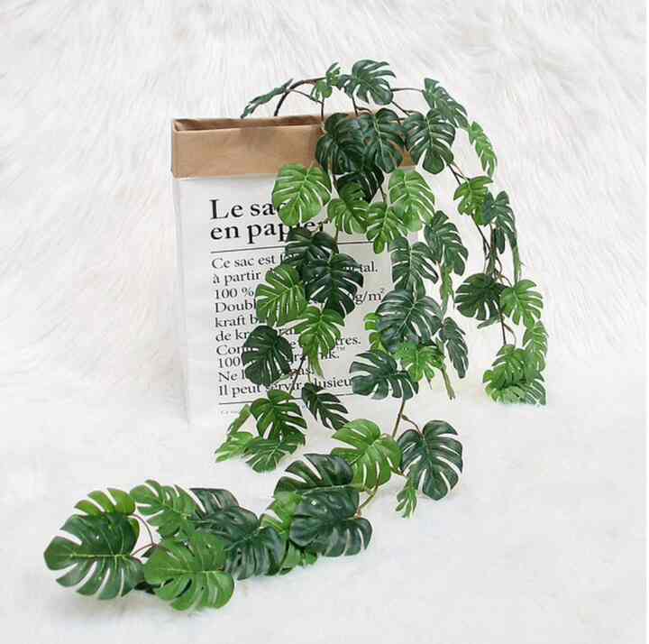 Daun Monstera Merambat Artifisial