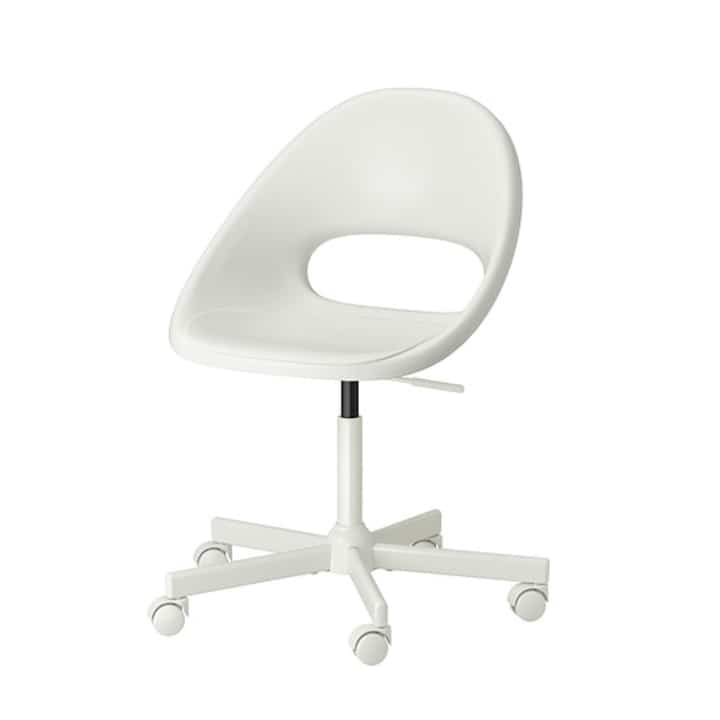 MALSKÄR / LOBERGET Swivel chair, white