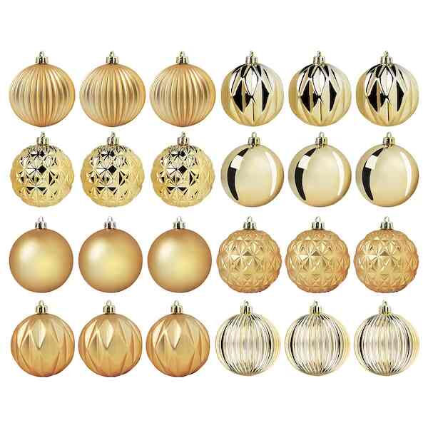 VINTERFINT ヴィンテルフィント デコレーション ボールオーナメント ゴールドカラー