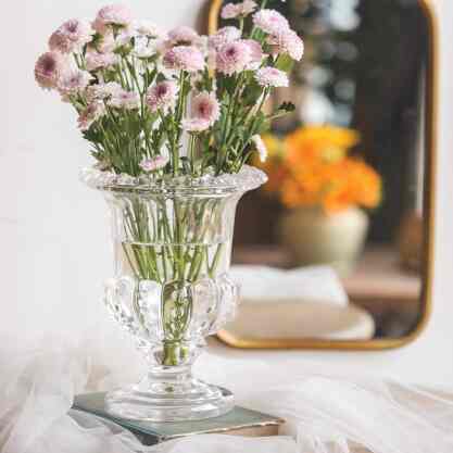 YEOUN Vas Bunga Kristal