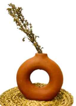 Vas Bunga Terracotta Donat
