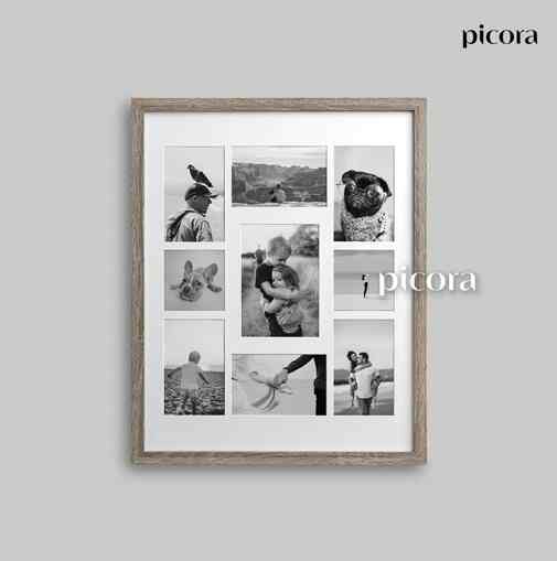 ARTE Opening Frame 40x50cm 16R/9op, Rustic Grey 