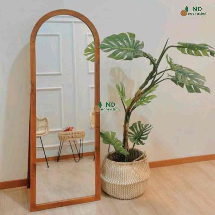 Standing mirror Cermin Berdiri Kayu