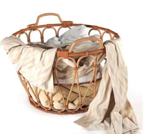 Keranjang Laundry Rotan