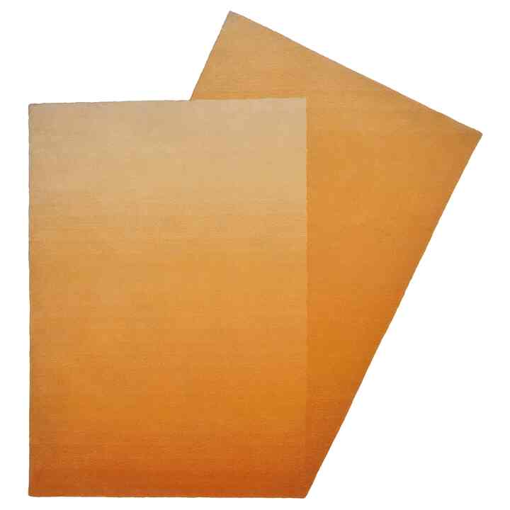 VARMBLIXT ヴァルムブリクスト ラグ パイル短, ハンドメイド/オレンジ