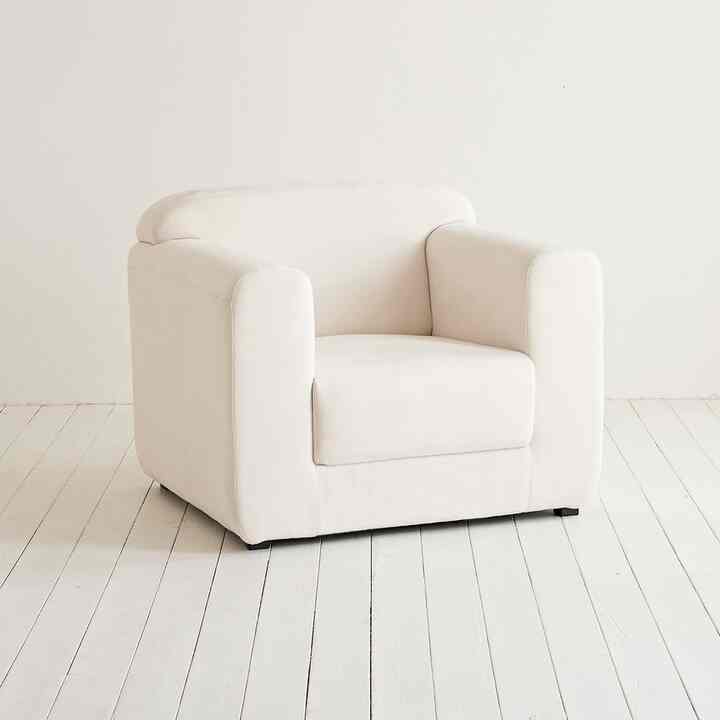 コージー 1人掛け アクアテックス ファブリックソファー (4色)