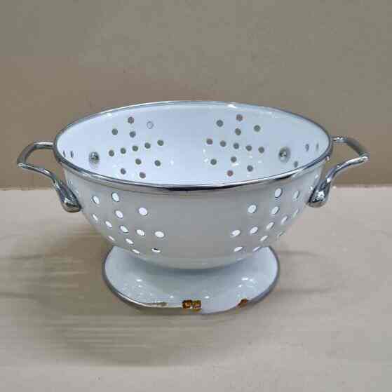 Sangku Bakul Enamel / Putih