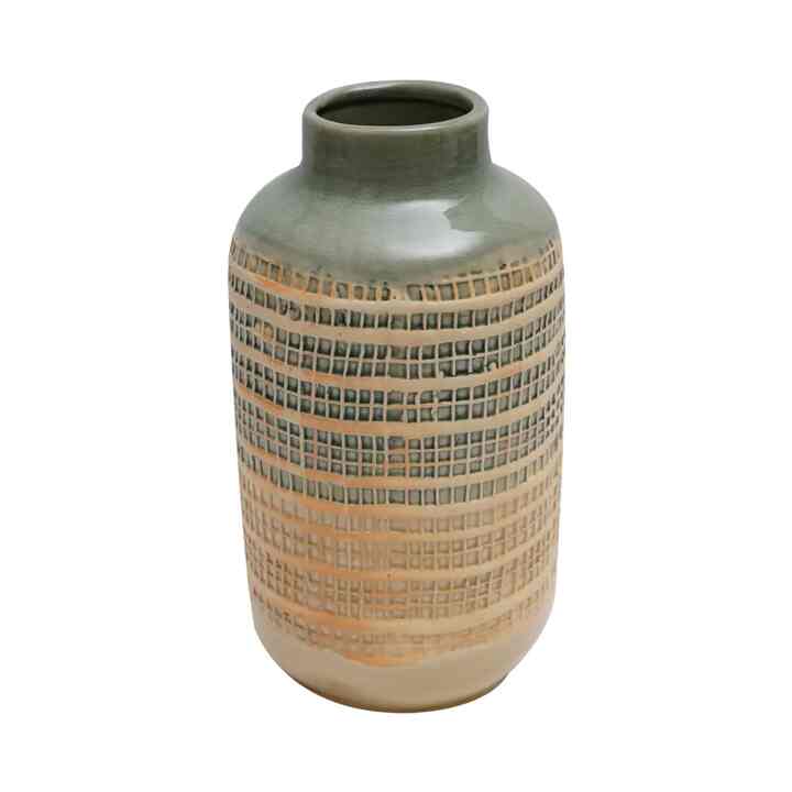 Vas Bunga, 28cm, Pearson Hijau 