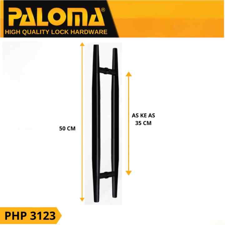 Paloma Handle Pintu Leiva, PHP 3123, Black Matte