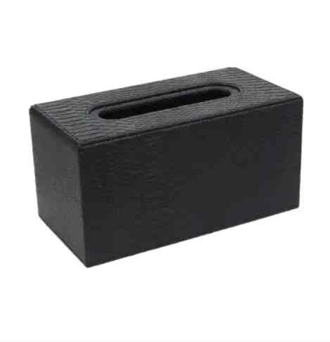 Tempat Tisu Kulit Snake - Hitam