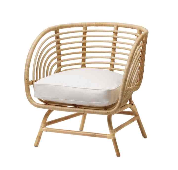 Buskbo Kursi Kayu Rotan