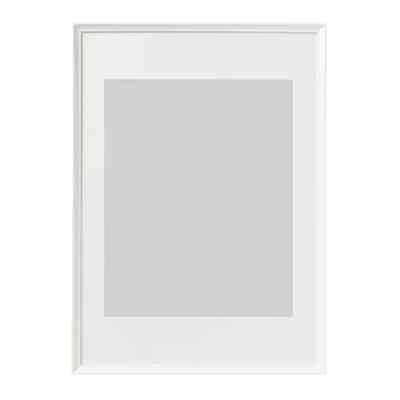 KNOPPÄNG Bingkai, putih, 50x70 cm