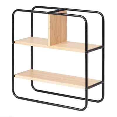 HEDEKAS Rak display, segi empat/bambu, 39x40 cm