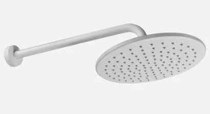 AT122BMW Fix Head Kepala Shower Bulat Overhead Tembok Putih