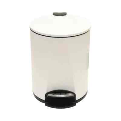 Prism 5 Ltr Tempat Sampah Besi - Putih