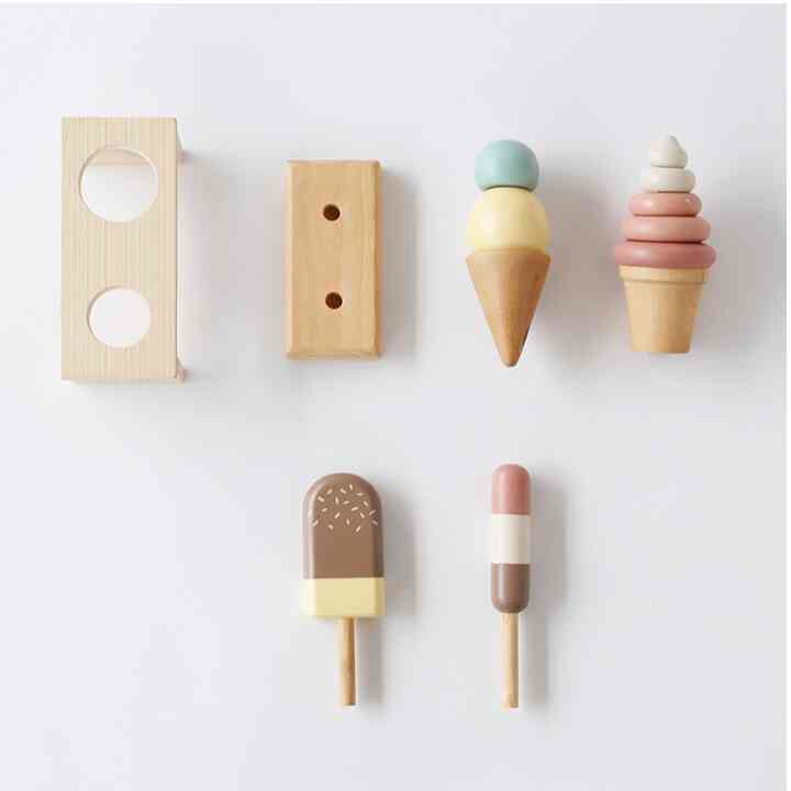 Ice Cream Set Gelato Mainan Kayu