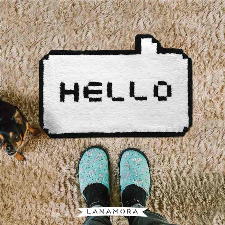 Keset Kaki Handtuft Halus 40x60 cm