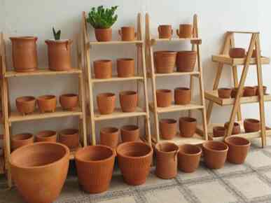 Rak Kayu - Natural Glossy