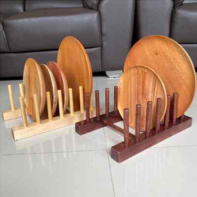 Rak piring kayu