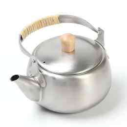 藤巻ツル付き ステンレス 急須 小 320cc