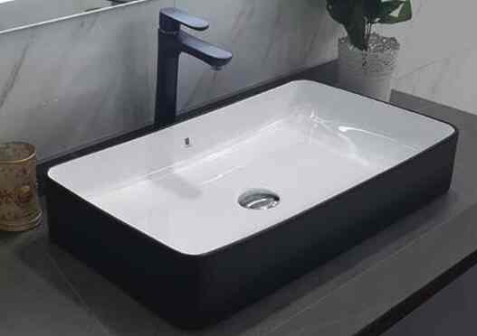 Wastafel Cuci Tangan E1559 Black and White