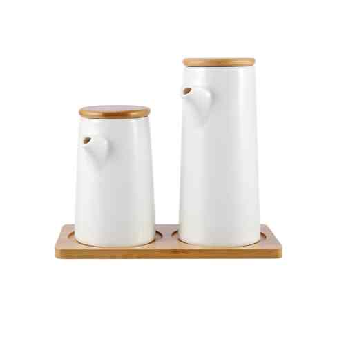 Oil & vinegar dispenser bottle set