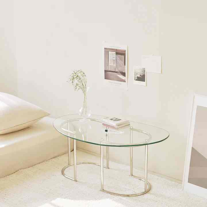 ペブルテーブル［2色・2サイズ］