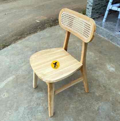 Kursi Cafe Rotan, Kursi Coffee Retro, Kursi Makan Jati