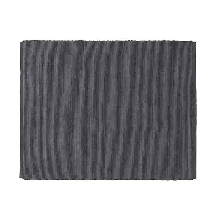 インド綿手織ランチョンマット／ダークグレー